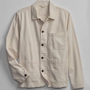 Gap chore jacket, beach pebble beige, size large